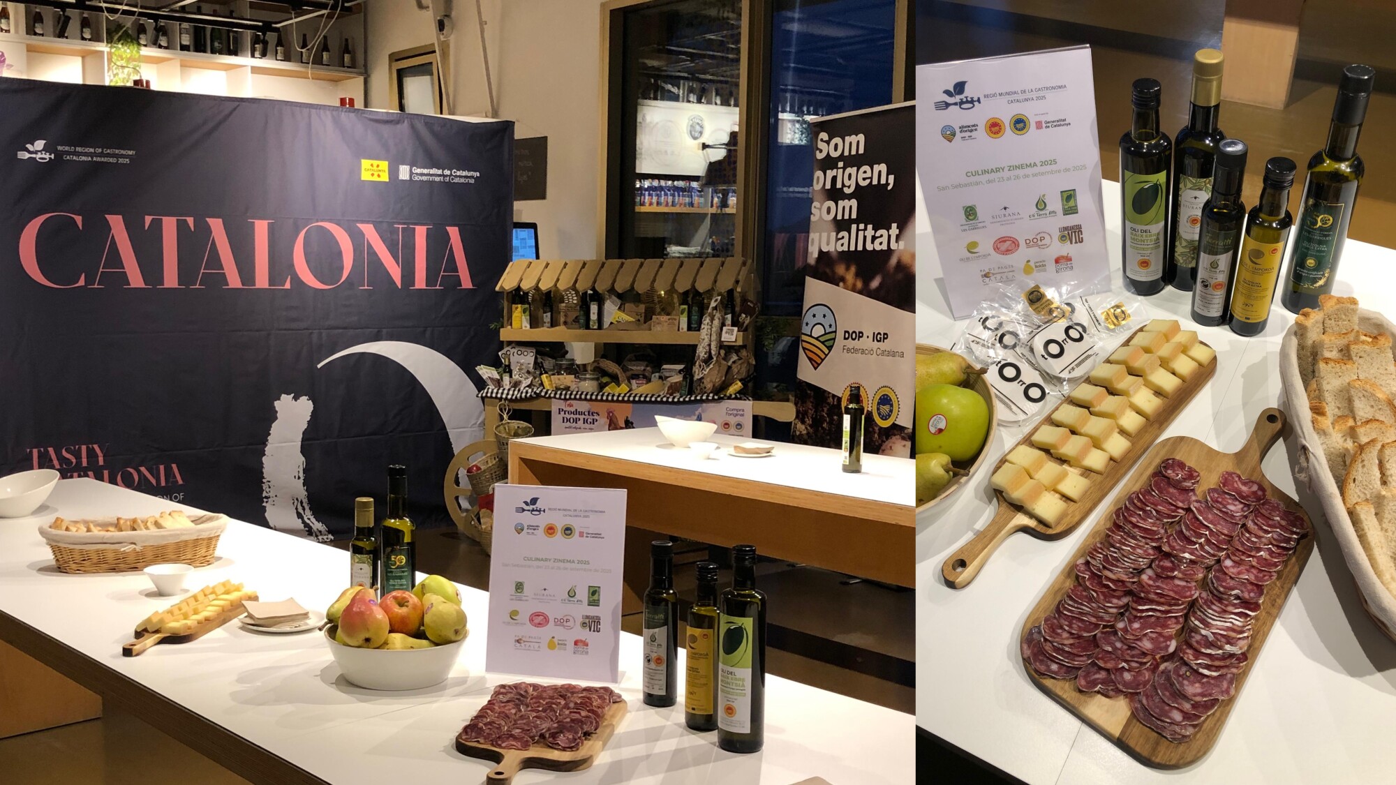 La nostra Llonganissa al pica-pica dels sopars del Culinary Zinema 2025