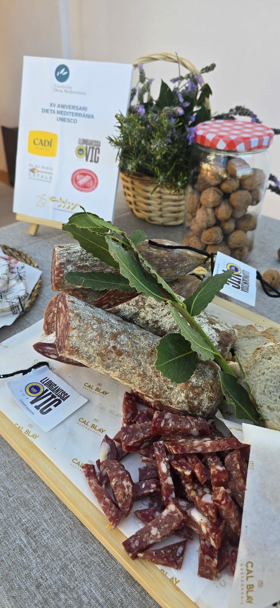 La Llonganissa de Vic en la celebració del XV aniversari de la Dieta Mediterrània com a Patrimoni Cultural Immaterial de la Humanitat