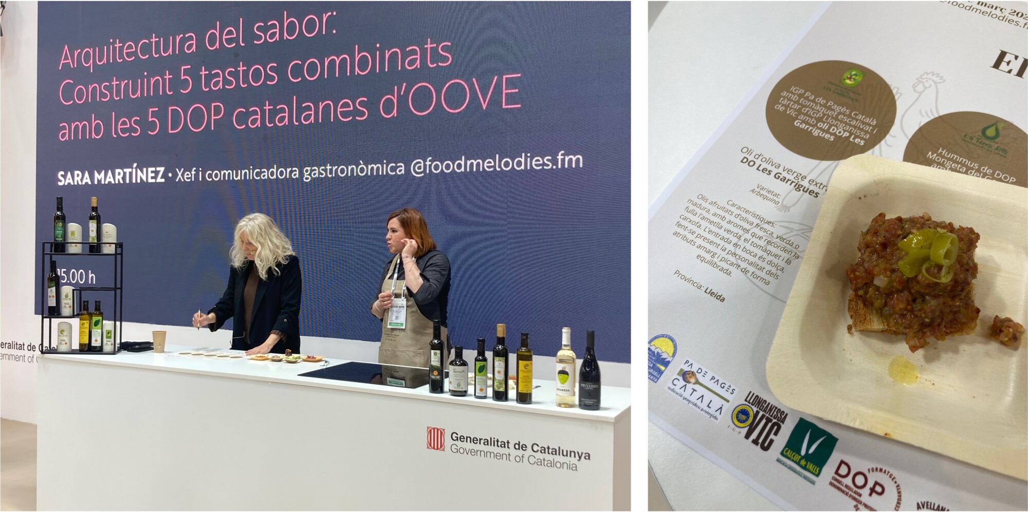 Showcooking Hub GENAT Arquitectura del sabor: Construint 5 tastos combinats