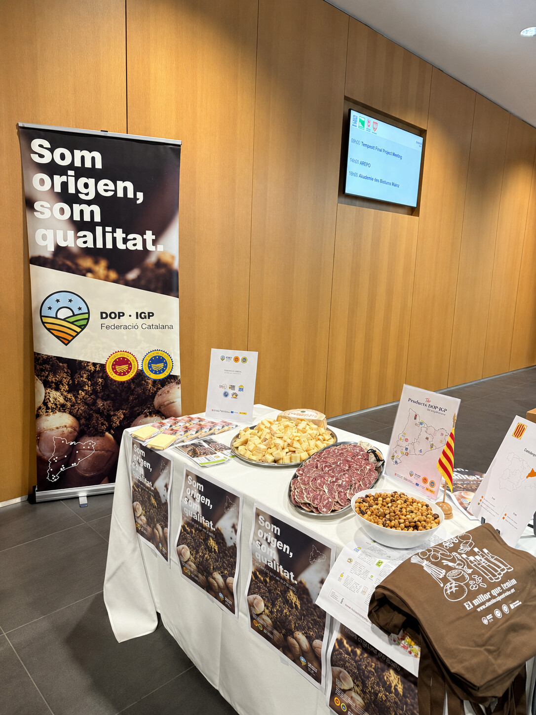 Presents a Brussel·les a l'European Event on Quality and Origin Products d'AREPO